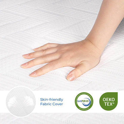 Vesgantti Folding Mattress Small Single 15CM Memory Foam Foldable Mattress