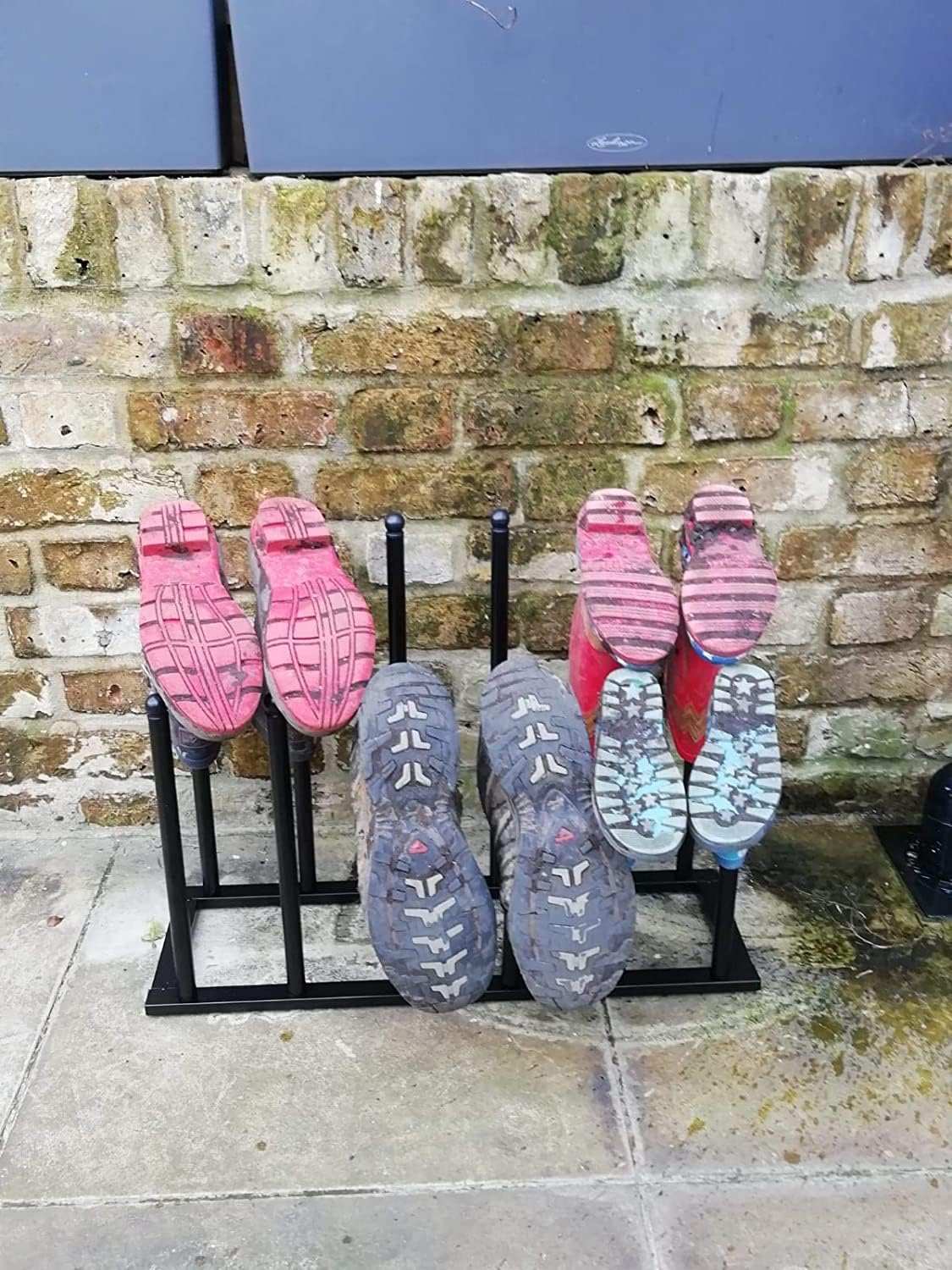 Pristine Welly Boot Rack - This Welly Stand Holds 6 Pairs of Wellies & Boots