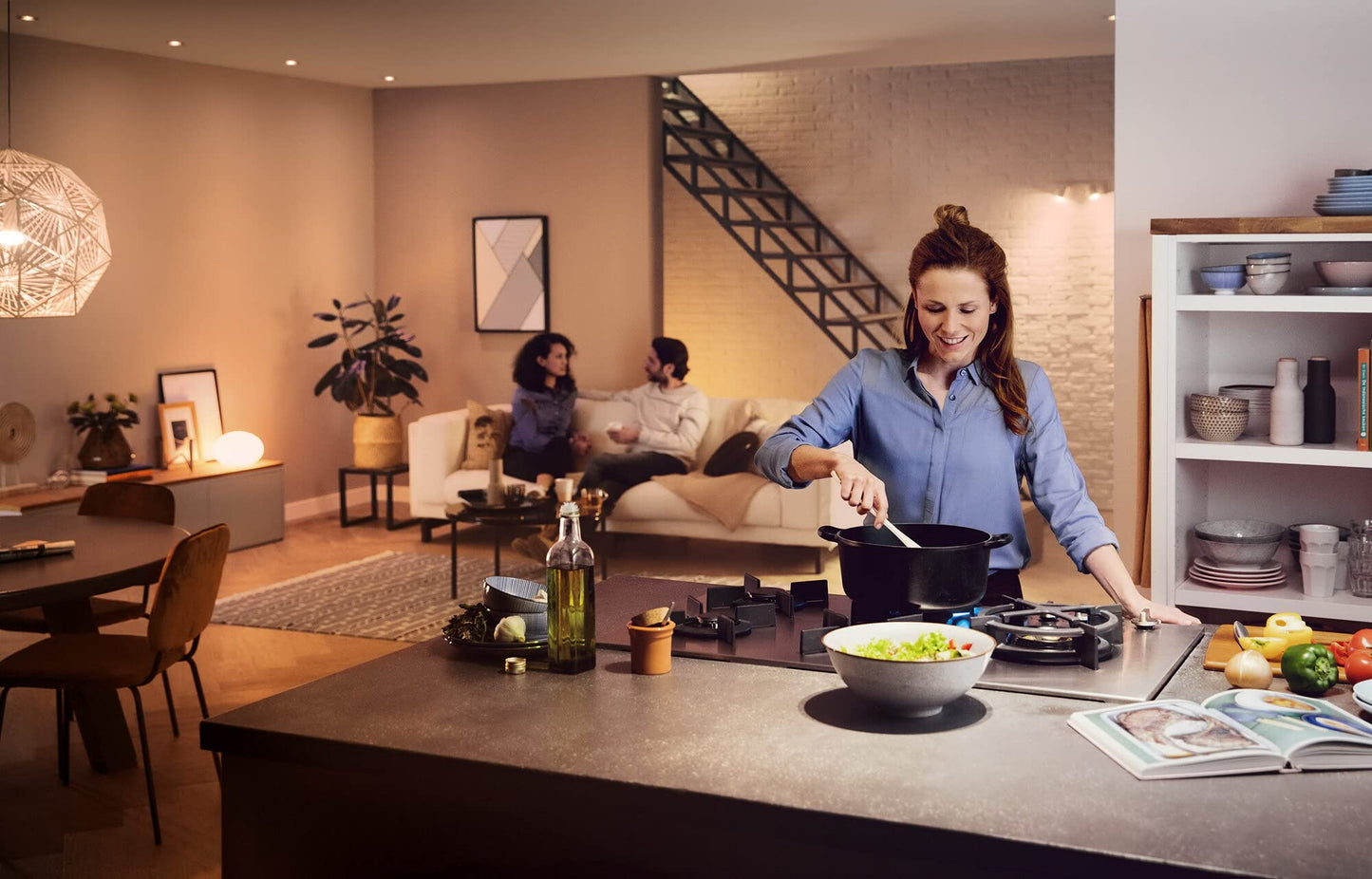 Philips Hue White Ambiance Smart LED Bulb Twin Pack [E27 Edison Screw] with Bluetooth, Works with Alexa, Google Assistant, and Apple Homekit