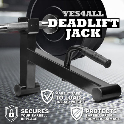 Yes4All WST9 Deadlift Barbell Jack, Black
