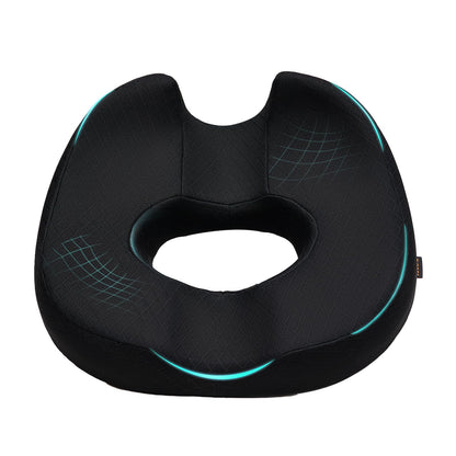 ZHOOGE Donut Pillow Donut Cushion Chair Seat Cushion - The Memory Foam Firm Coccyx Pad You Need for Comfort During Long Sitting at Office Chairs