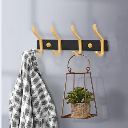 MEIJO Coat Hooks Wall Mounted, Coat Rack Wall Mounted Stainless Steel Heavy Duty Wall Hook, Coat Hooks for Door, Bedroom, Bathroom