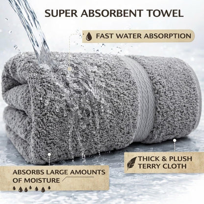 EDB 2X Extra Large Super Jumbo Bath Sheets Towels 100 cm W x 200 cm L Body Wrap Premium Quality 100% Egyptian Cotton Beach, Gym, Spa