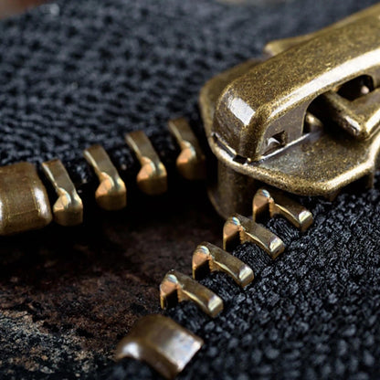 txuzong Zip 65 cm, 26" #8 Metal Zip, Brass Zippers for Jackets, Zips, Separable, for Backpacks, Jackets, Coats