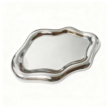 Personalised Trinket Dish Synthetic Metal Look Jewellery Dish Cloud Shaped Decorative Trinket Tray Storage Holder for Rings Watch Keys and Small