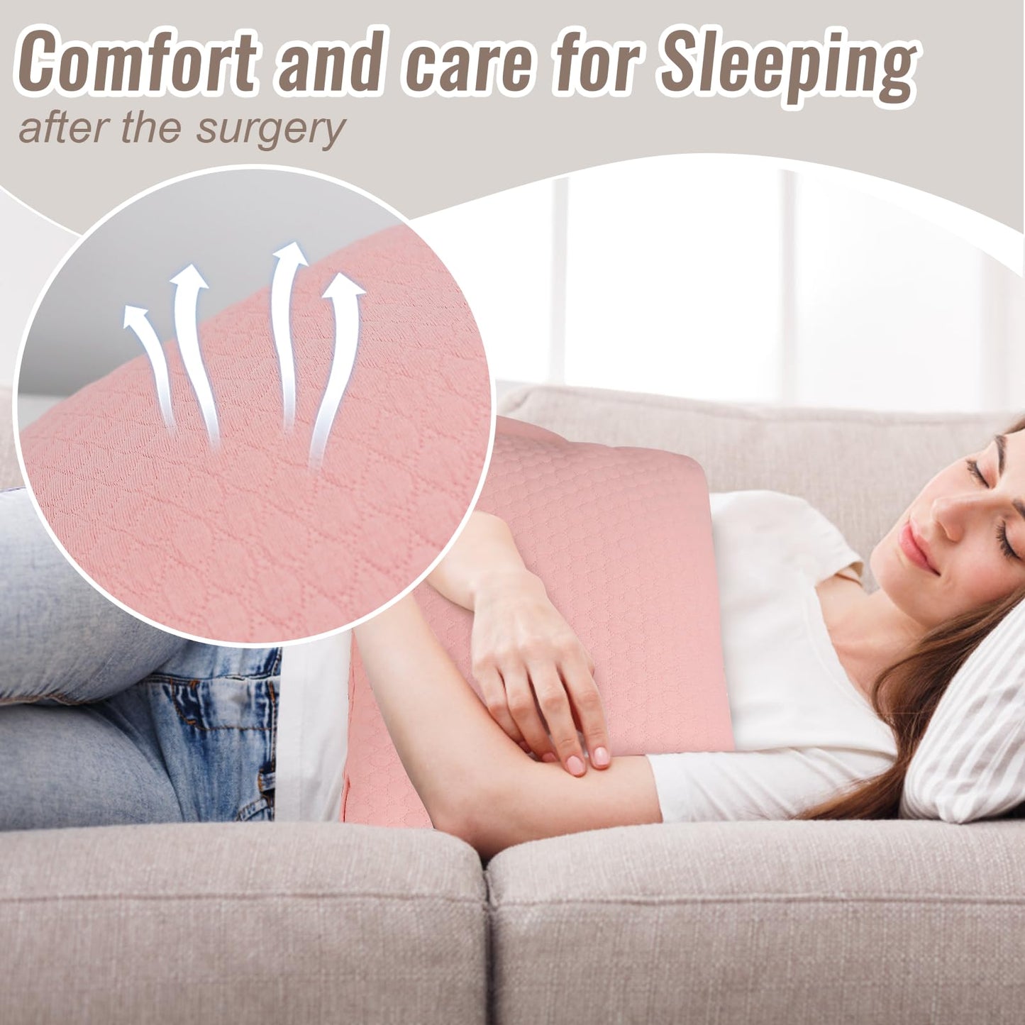 RoamReady Hysterectomy Recovery Pillow, Mastectomy Recovery Supplies