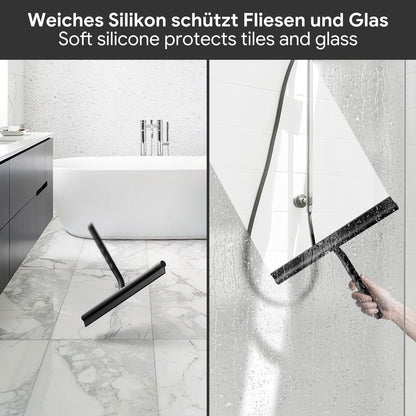 Silicone Shower Squeegee Shower Screen Wiper 13in / 33cm