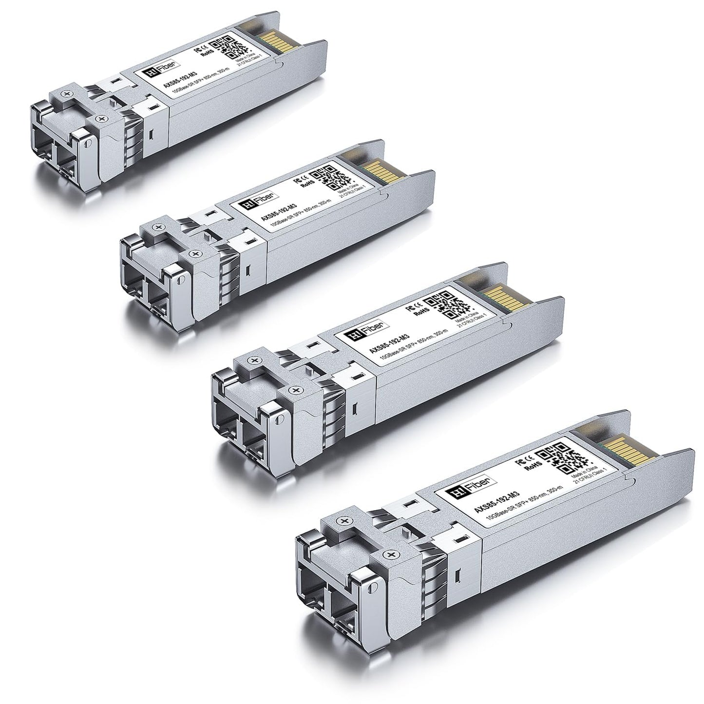 for Ubiquiti Unifi UF-MM-10G, 10GBASE-SR SFP+ Transceiver, 10G SFP+ to LC multimode fiber module also compatible with Cisco SFP-10G-SR, Mikrotik