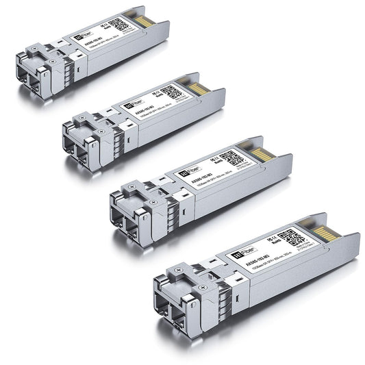 for Ubiquiti Unifi UF-MM-10G, 10GBASE-SR SFP+ Transceiver, 10G SFP+ to LC multimode fiber module also compatible with Cisco SFP-10G-SR, Mikrotik