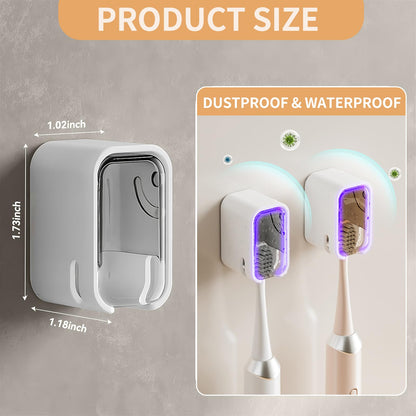 Wall Mounted Toothbrush Holders for Bathroom