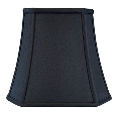Royal Designs Square Cut Corner Bell Lamp Shade, Black, 5 x 10 x 8.75