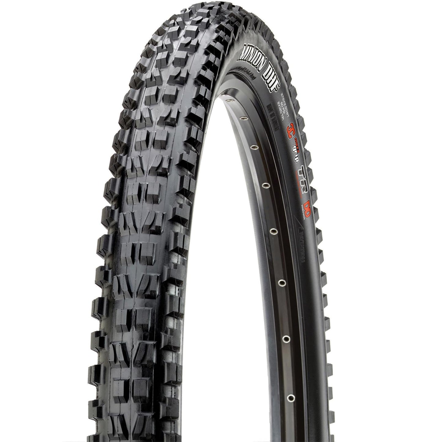 Maxxis Minion DHF Folding Dual Compound Exo/tr Tyre - Black, 27 x 2.3-Inch