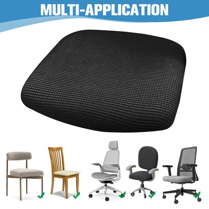 Jesiah Office Chair Cover, Black Large Computer Gaming Chair Seat Cover