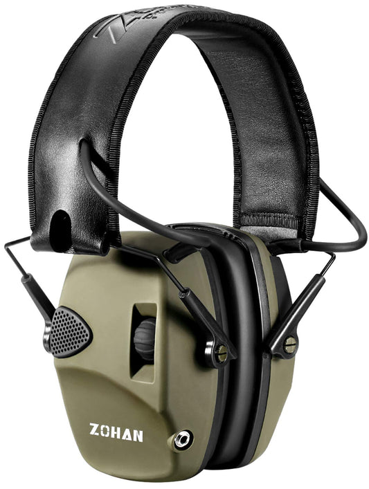ZOHAN 054 Electronic Shooting Ear Defenders,Active Noise Reduction Safety Earmuff,Tactical Headset Sound Amplification Hearing Protection for