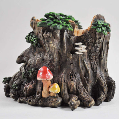 Tree Ent Face Plant Pot Holder Greenman Decorative Garden Myth Sculpture Planter H15cm