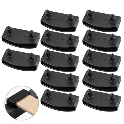 Lafefe 12 Pcs Single Bed Slat Holders for 55mm Slats, Replacement End Bed Slat Caps