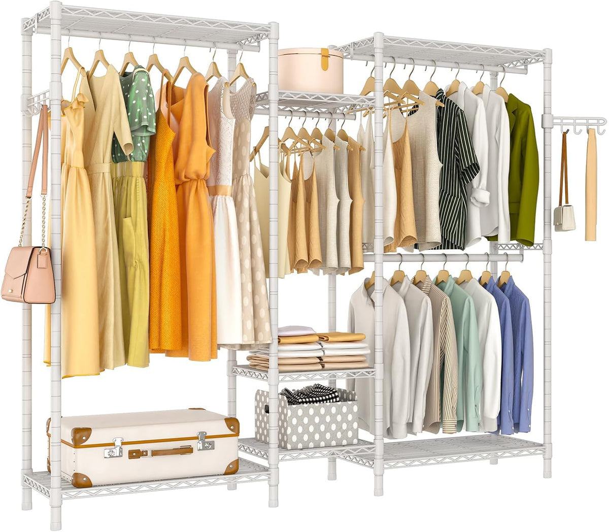 Exglobol Heavy Duty Clothes Rails,