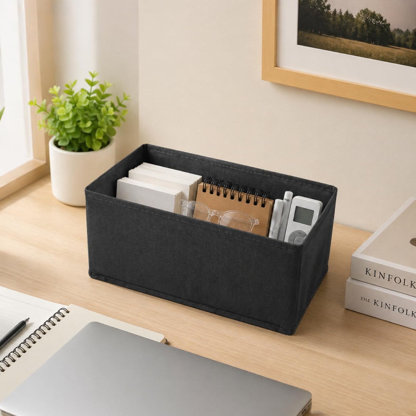 4 Pcs Drawer Organiser Clothes, Drawer Dividers for Clothes, Non-woven Fabric Wardrobe Organiser Boxes