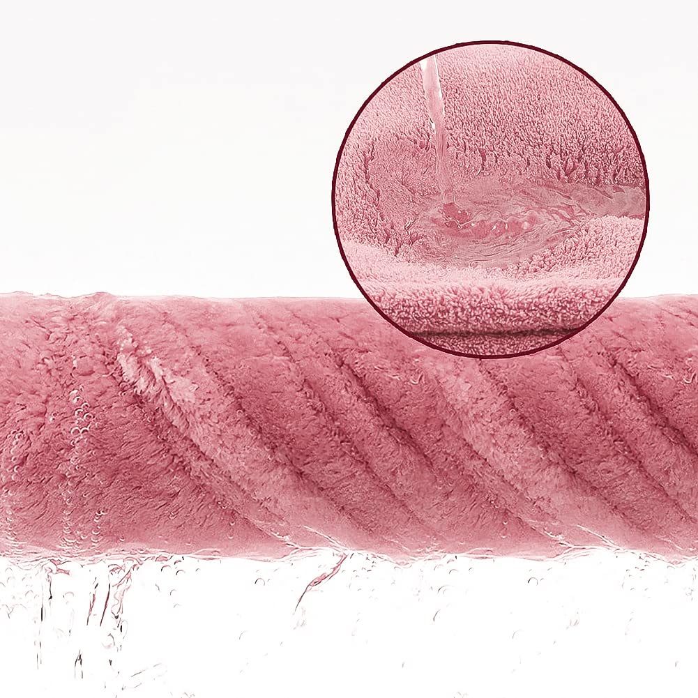 Microfiber Hair Drying Cap Super Absorbent Hair Drying Towels Wrap Women Girls Quick Dry Hair Turban Cap with Button Design Bath Shower Head Wrap