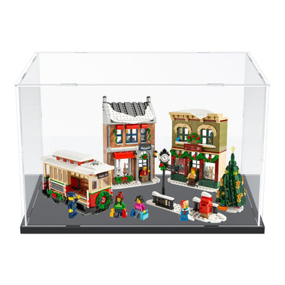 Nynelly Acrylic Display Case for Lego Tranquil Garden 10315 for Lego Ducati 42107 Vespa 10298 Models Figures