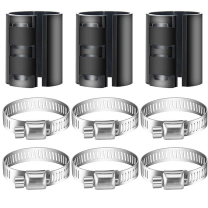 9PCS Stop Sinking Office Chair Drop Stopper Fixing a Sinking Office Chair Cylinder Alternatives Gas Lift Hose Clamps Stainless Steel Fix Sinking