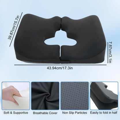 CenviaLuxy Pressure Cushions For Bottoms, Coccyx Cushions For Tailbone Pain Relief, Memory Foam Pressure Relief Cushion