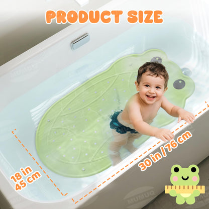 Baby Bath Mat for Tub Non Slip 76 x 45 cm Soft Rubber Shower Mat for Kids