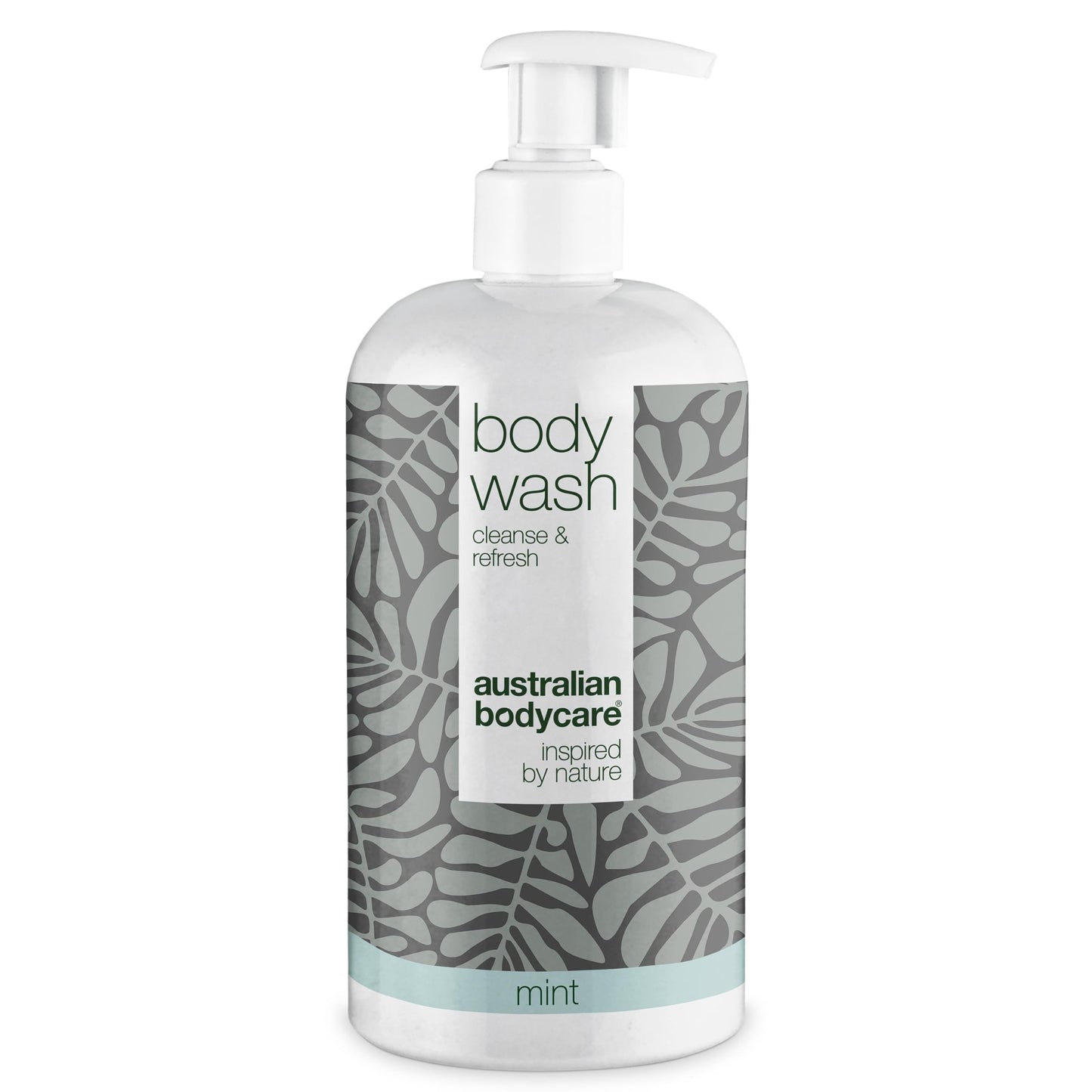 Shower Gel Mint with 4-Terpineol known from Tea Tree Oil - Body Wash helps Pimples, Athlete's Foot, Ringworm, Acne, Body Odor & Smelly Feet