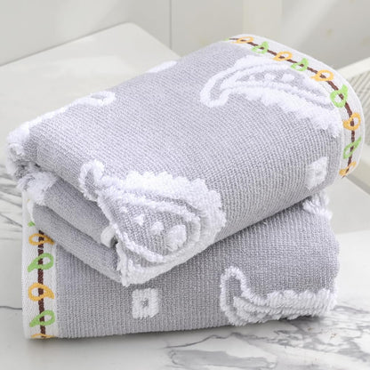 sense gnosis Grey Hand Towel Set of 2 Super Soft 100% Cotton Absorbent Paisley Pattren Jacquard Double-Faced Bath Hand Towels for Bathroom Home