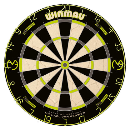 WINMAU Michael van Gerwen MvG Surround Set including Dartboard, Surround, Darts and Accessories