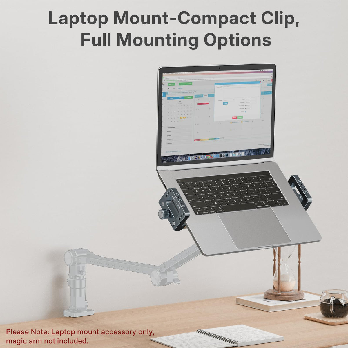 Leaplumin Vertical Laptop Stand for Secure Laptop Holding