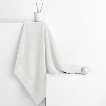 AmeliaHome Amari Towel White 50 x 100 cm 100% Cotton Quality Absorbent