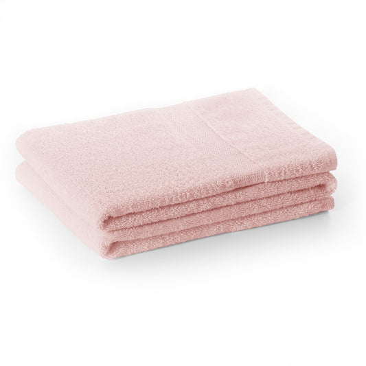 DecoKing Bath Towel 70 x 140 cm Cotton Quality 525 g/m? Light Pink Bath Towel Absorbent Marina