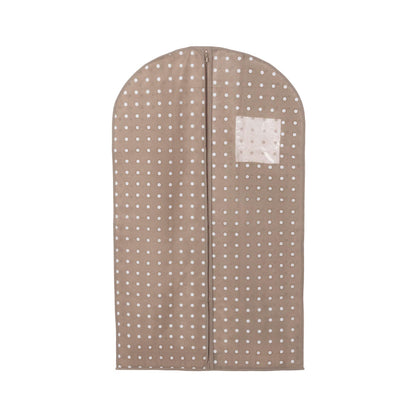 Compactor Clothes Cover Bag, Short Length for Jackets and Suits, Zip Closure, Rivoli Range, Brown/White, 60 x 100 cm, RAN4390_Brown