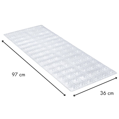 TATAY Bath Mat 96x36 cm Resistant to Mold and Microbes Barcelona Design