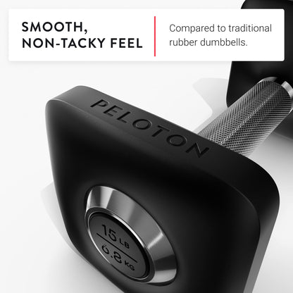 Peloton Unisex Dumbbells Weights, Black, 4.5 kg UK