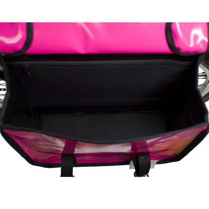 BikyBag Classic CW - Waterproof Bicycle Double Pannier Bag Bicycle Cycle Bike Shopping (Pink)