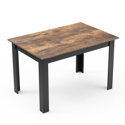 Mondeer Dining Table, Kitchen Table for 4 People, 120W x 80D x 75H cm