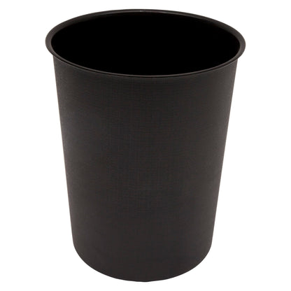 Kenney Storage Made Simple Plastic Waste Basket, Black
