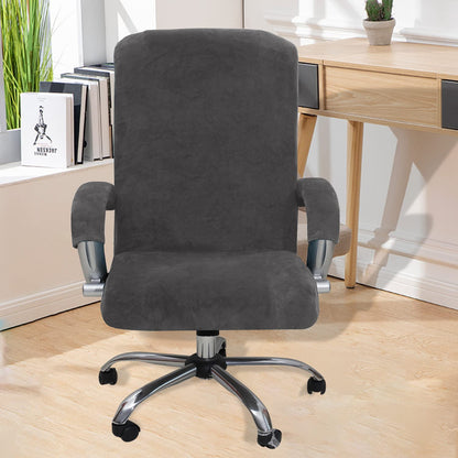 Bestenrose Velvet Office Chair Cover Stretch Computer Desk Armchair Covers