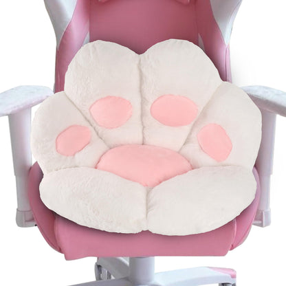 FlyGulls Cat Paw Cushion Kawaii Cat Pillow for Computer Gaming Chair Comfy Cat Paw Seat Cushion for Office Chairs Cute Cat Plush Pillow for Room