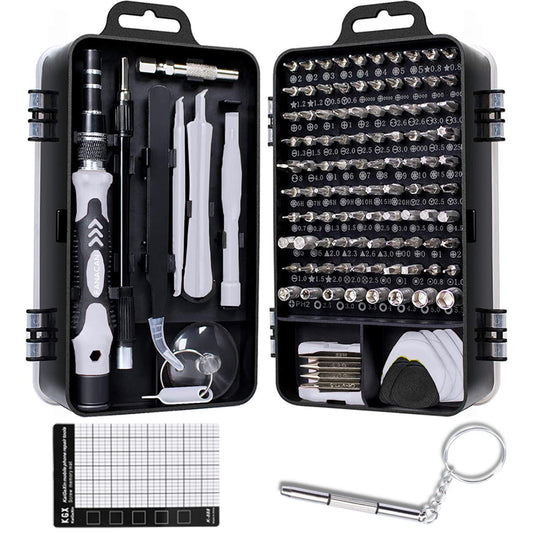 FANACAN 130in1 Precision Screwdriver Set, Magnetic Small Screwdriver Set, Electronic Repair Tool Kit, Compatible with iPhone, MacBook, Laptop, PC,