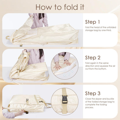 KEEGH Wedding Dress Garment Bag, 72 Inch Long Dress Carrier Travel Bag