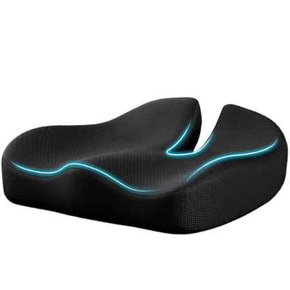 AmzDaKai Coccyx Cushion for Tailbone Pain & Sciatica Relief, Memory Foam Seat Cushion with W-Shape Design, Non-Slip Office Chair & Car Cushion