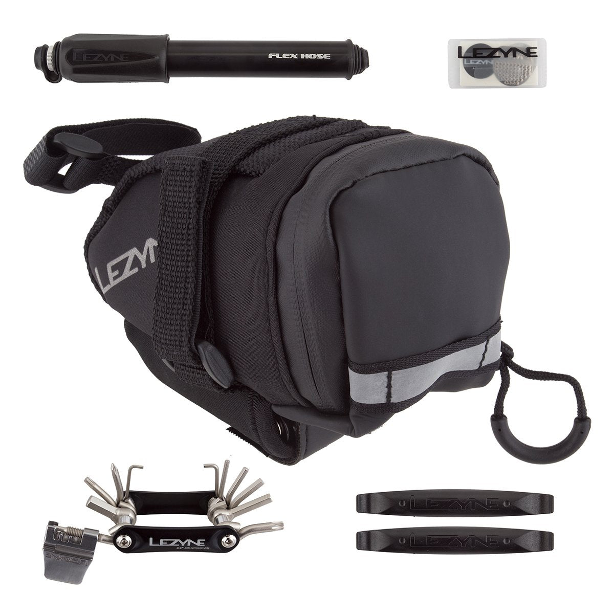 Lezyne 1-SB-CADLD-V2M04 Saddle Trainer Saddle Bag Caddy, Black, 45.5 x 34.0 x 26.5 cm, 0.5 Litres
