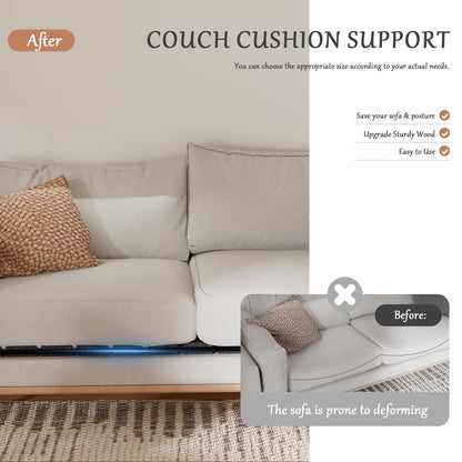 VERONLY Heavy Duty Couch Cushion Support Board- (60x205CM) Extra Thick Solid Wood Under Couch Insert to Instantly Repair Sagging Sofa Seat