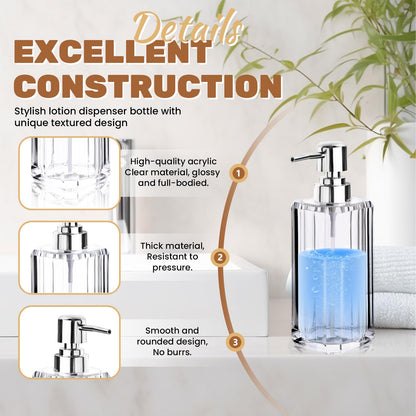 Diakey 200ml/6.8oz Acrylic Hand Soap Dispenser,1 Pack