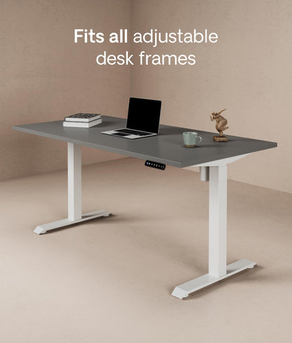 Desktronic Table Top 200 x 80 cm Desk Top - Perfect for Height-Adjustable Desks, Dining Tables and More - Made in Europe