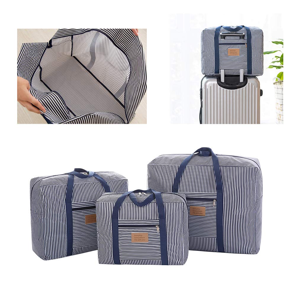 Waterproof Thick Large Storage Bag 600D Oxford Organizer (Blue, Small)