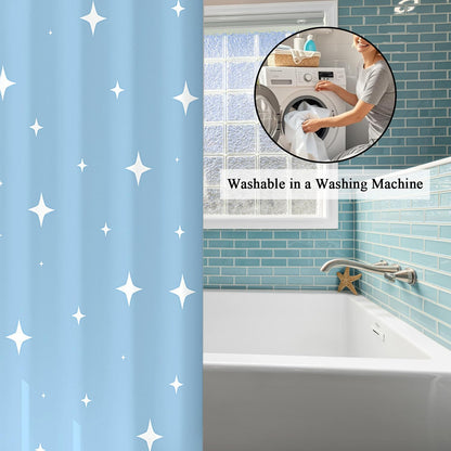 hzkais Shower Curtain, Mould Proof and Mildew Resistant Washable Bathroom Curtains, Shower Curtain for Bathroom, Bath Curtains with Hooks